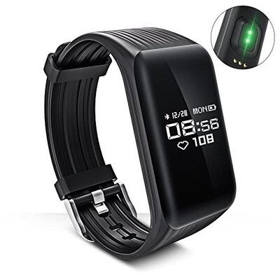 

K1 Real-time smart wristband Heart rate monitor to 2-hour charge using 1-week water-resistant watch