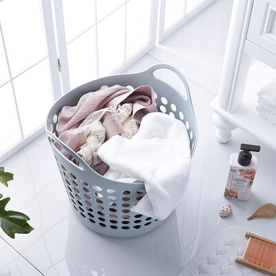 

NeillieN Plastic hollow basket plastic kitchen basket shopping basket household goods basket dirty clothes basket basket