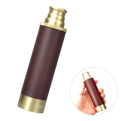 

25x30 Pocket Zoomable Monocular Pirate Telescope Portable Collapsible Handheld Vintage Monocular Telescope