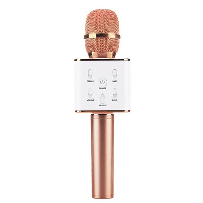 

Portable Wireless Karaoke KTV Microphone Mic Handheld Condenser Microphone with Wireless Bluetooth Speaker Singing Stere
