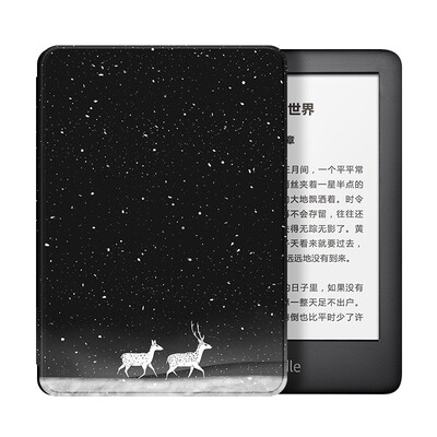 

Bai Tu adaptation 2019 version of the new Kindle youth version of the Amazon e-book reader 658 yuan entry upgrade models painted electronic paper book cover snow deer