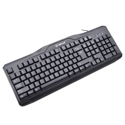 

Fine little sun SR1 wired keyboard desktop laptop peripherals home office games business eat chicken USB comfortable hand care waterproof micro mute