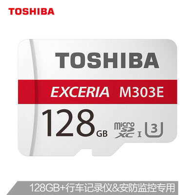 

Toshiba TOSHIBA 128GB TF microSD memory card M303E driving recorder & security monitoring home camera dedicated highly durable 4K shooting