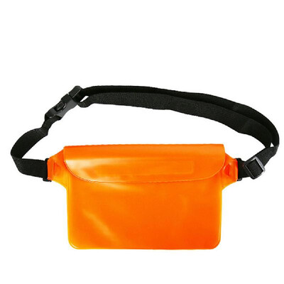

Waterproof Outdoor Swimming Drifting Pouch Dry Bag PVC Waist Phone Cover Storage Protective Bag Purple