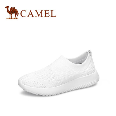 

Camel CAMEL ladies casual breathable fabric sets of feet round head casual shoes A912266150 white 38