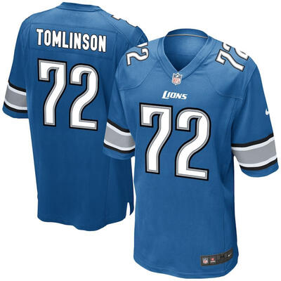

Mens Football Jersey Detroit Lions Eric Ebron Blue Throwback Game Jersey