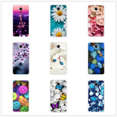 

Phone Case For Huawei Y9 Y6 Y7 Prime 2018 Soft Silicone TPU Cute Cat Painted Back Cover For Huawei Y6 Y5 Y3 2017 II Pro Case