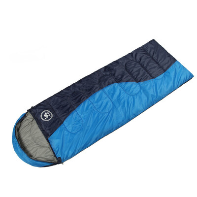 

Camel outdoor camping adult sleeping bag envelope type sleeping bag 135kg can be stitched double sleeping bag P6W3K1701 deep treasure blue color blue left