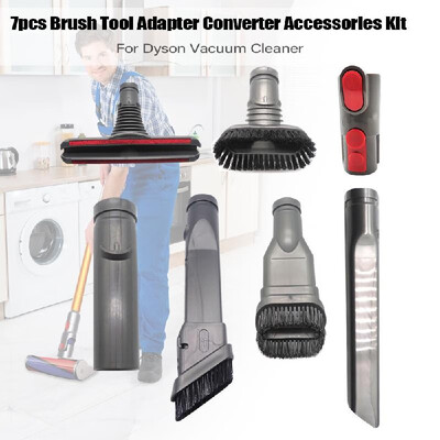 

6pcs Vacuum Cleaner Brush Tool Adapter Flat Suction Parts Adapter Accessories Kit for Dyson Vacuum Cleaner