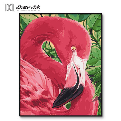 

Europe Animal Poster Flamingo Painting by numbers DIY Oil Picture by Numbers Wall Coloring by number Digital Painting Art