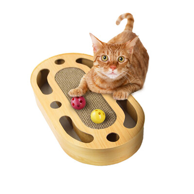 

Fu Wan cat supplies British short beauty short Garfield Siamese Persian kitten cat corrugated paper pet cat scratching plate claw claw cat toy simple small straight