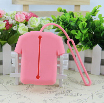 

Creative silicone garment styling key bag card bag pink creative household daily necessities