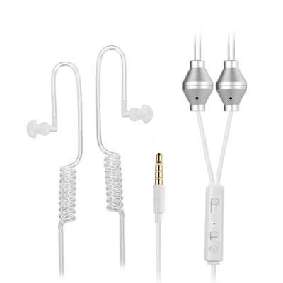 

Anti-radiation 35mm Wired Air Tube Earphones with Microphone