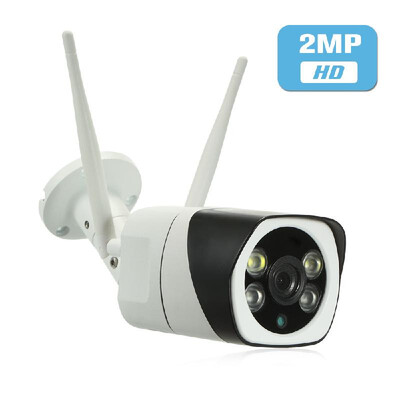 

1080P HD Bullet WIFI Camera Outdoor Weatherproof Wireless IP Camera 20MP Two Way Audio 2pcs Array IR Leds 2pcs White Light Lamp