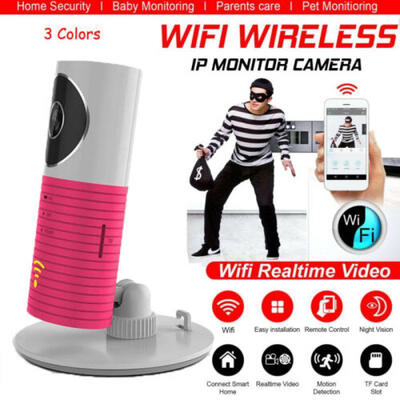 

WiFi 720P HD Wireless IP Clever Dog Monitor Home Security Night Vision Camera UK