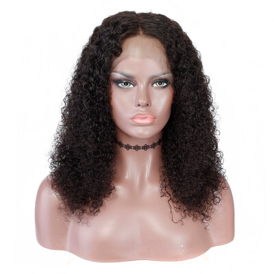 

YVONNE Malaysian Curly 180 Density Human Hair 360 Lace Frontal Wigs Pre Plucked with Baby Hair Lace Wigs