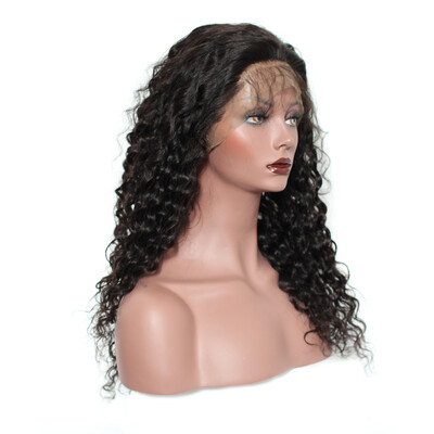 

Dolago Indian Curly 360 Lace Frontal Wig Pre Plucked With Baby Hair 150 Density Deep Curly Lace Front Human Hair Wigs Virgin