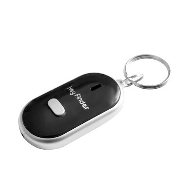 

Mini LED Light Anti-lost Whistle Key Finder Flashing Beeping Kids Bag Wallet Phone Key Car Motor Finder Locator Track Keychain Ala