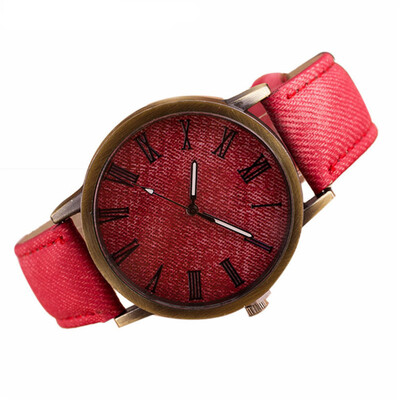 

Denim Fashion Stainless Steel Quartz Analog Man Watch