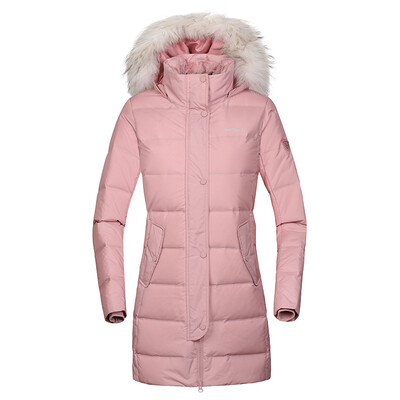 

NORTHLAND down jacket 2018 autumn&winter Ruiyi womens one-piece woven down jacket gray pink female models 16084A S code