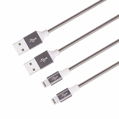 

iPhone Charger Cable 2 Pack33FT66FT 8 Pin Nylon Braided Syncing&Charging Cord for iPhone iPad iPod