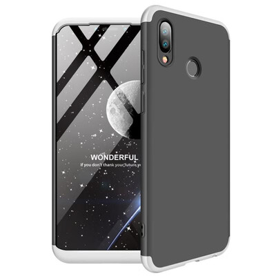 

MOONCASE Huawei Honor Play three-section all-inclusive shield - black silver