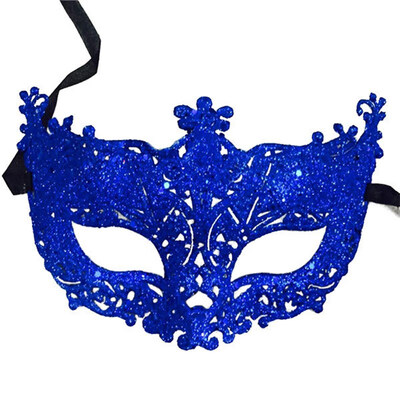 

FUNNYBUNNY Masquerade Performance Half Face Fox Sequin Lace Mask Princess Venice Mask Halloween Christmas Party Ball Mas