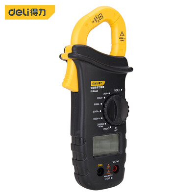 

Deli deli clamp type digital display multimeter multimeter current meter clamp table 3-12 bit 600V DL8440