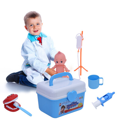 

35 Pcs Educational Doctor Medical Pretend Play Toy Set In Storage Box