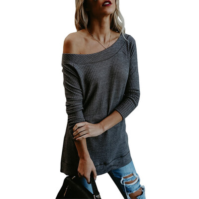 

Half Open Shoulder Irregular Tops