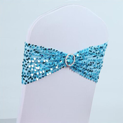 

Chair Sash Bow Elastic Chair Ribbon Back Tie Bands for Wedding Party Ceremony Banquet