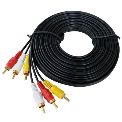 

3RCA to 3RCA 3X RCA Audio Video AUX Cable AV Cable for Laptop DVD TV Amplifier