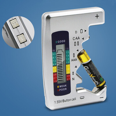 

Digital Battery Tester Checker for CD9VAAAAA15V Measuring Instrument