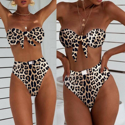 

Push Up Bikini Set Women Bra Padded Swimwear Bandage Swimsuit Bathing Suit