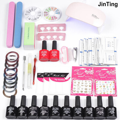

Nail Polish Kits 36W UV or 48W Led Display Nail 6W USB Dryer Lamp Nail Polish 10 Color Kit Manicure Soak Off UV Sets Remover