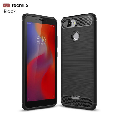 

Soft Armor Case Xiaomi Redmi 6 Silicone TPU Cover Xiomi Redmi 6 Redmi6 Bumper Case