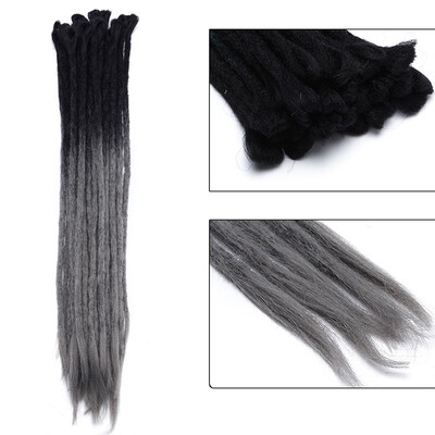 

Dreadlock Extension Ombre For Hip-Hop Synthetic Heat Resistant Crochet Braiding Hair Handmade Extension Twist Braiding For Women