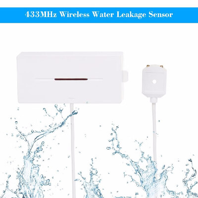 

eWeLink 433MHz Wireless Water Leakage Sensor Water Leaks Intrusion Detector Alert Water Level Overflow Alarm for Home House Securi