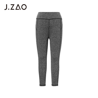

Beijing Tokyo made JZAO ladies sports fitness yoga tight pants trousers gray