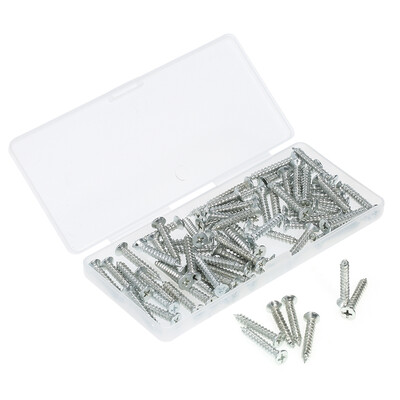 

250g M4 Self-tapping Flat Head Screws Kit Wood Screws Kit Phillips Wood Countersunk Head Cross Wood Screws Countersunk Flat Philli