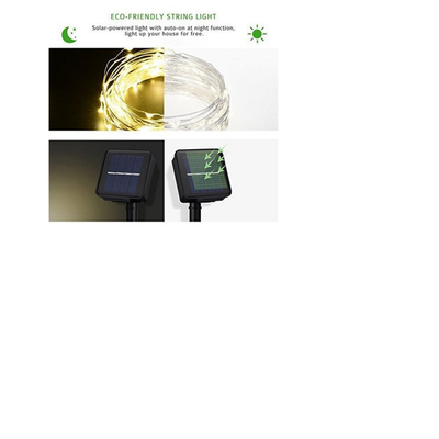 

100LED solar copper wire led led string garden waterproof light string Christmas day decoration lights