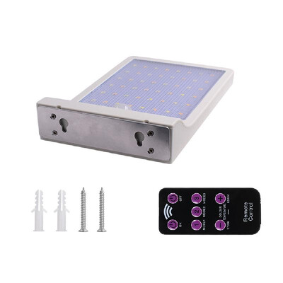 

32V 35W 48 LED 450LM Solar Powered Energy PIR Motion Sensor Wall Lamp with Remote Control Controller Adopted Human Infrared Indu