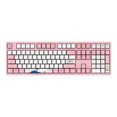 

AKKO 3108 V2 mechanical keyboard Tokyo Fuji cherry cherry cherry shaft game keyboard wired keyboard esport keyboard computer keyboard tea shaft