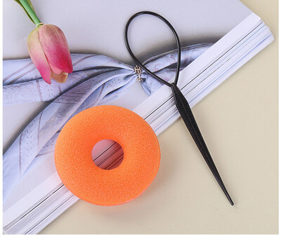 

〖Follure〗Hot Women Spongy Hair Bun Donuts Ring Blonde Hair Extension Wig