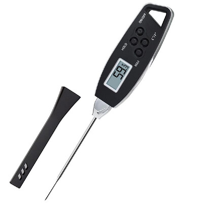 

Digital Food Thermometer Backlight Instant Read Meat Thermometer Barbecue BBQ Grill Smoker Thermometer Cooking Baking Oven Thermom