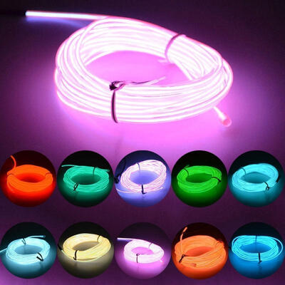 

Flexible Neon LED Light Glow EL Wire String Strip Rope Tube Car Christmas Party