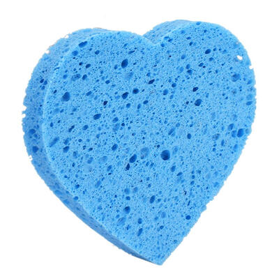 

Heart Shaped Wood Pulp Cotton Face Wash Cleansing Sponge Soft Cosmetic Puff