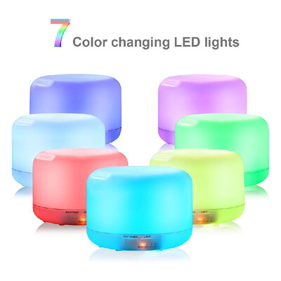 

Remote Control 300ML Ultrasonic Air Aroma Humidifier With 7 Color Lights Electric Aromatherapy Essential Oil Diffuser