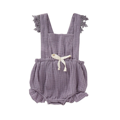 

Summer Toddler Baby Girl Sleeveless Clothes Lace Romper Bodysuit Jumpsuit Cotton Outfit Sunsuit