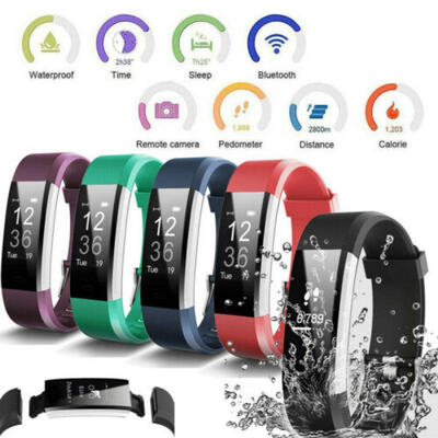 

ID115 Pro Bluetooth Smart Watch Fitness Tracker Bracelet Heart Rate Steps Sports